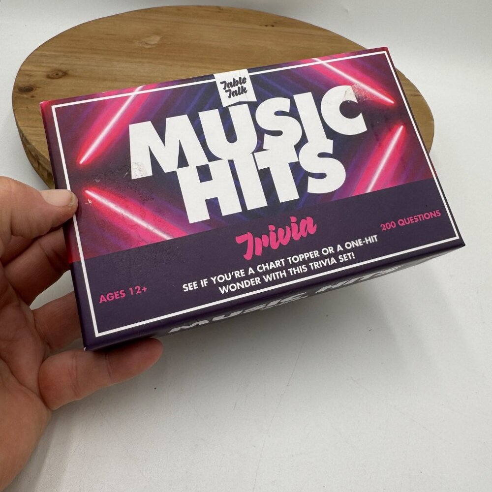 Music Hits Trivia board game Music lover fun party play